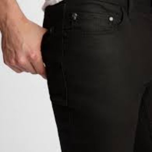 John Varvatos Other - John Varvatos Black Linen/Wool Button Fly Jeans